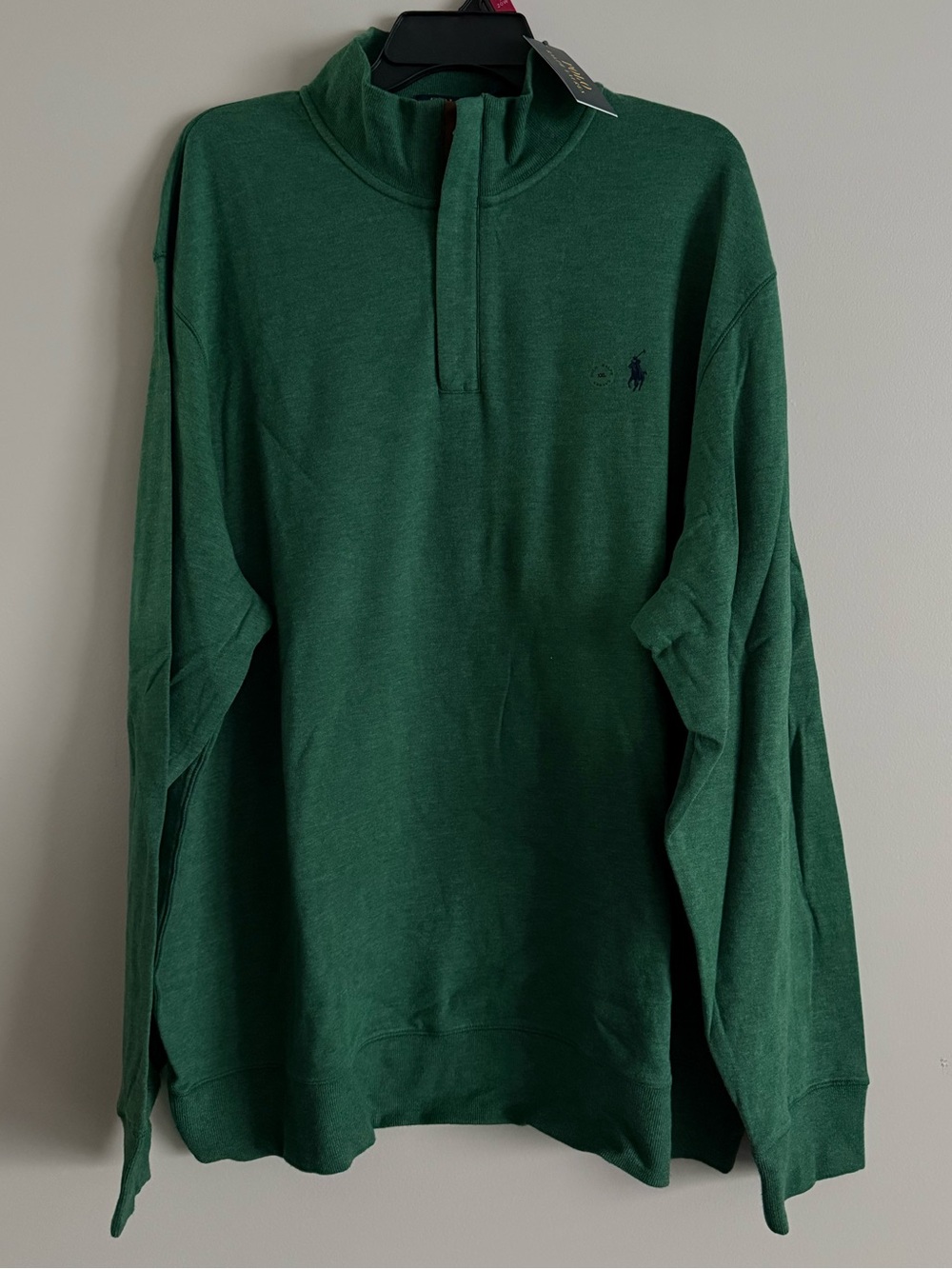 Ralph Lauren Green Quarter-Zip Pullover